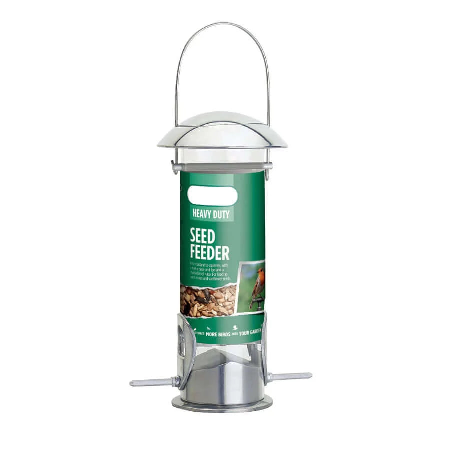 Heavy duty seed feeder for garden birds buy now from Haith's