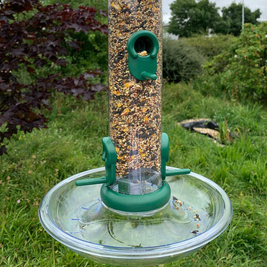 Ring pull feeder tray